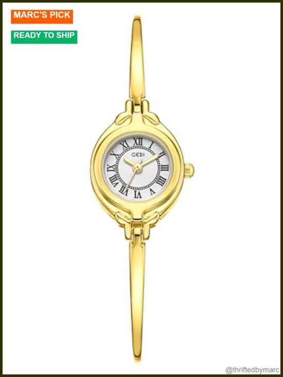 Classic Vintage Bangle-Style Elegant Dress Analog Quartz Women\'s Watch main image 4